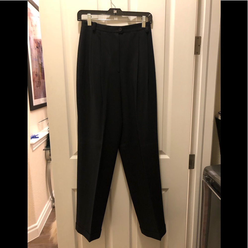 Black Jones New York Wool Pants